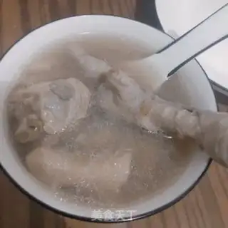 Make Chicken soup for durian shells step 5