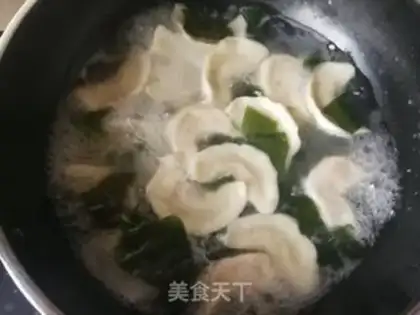 Make Sour sauerkraut pork dumplings step 7