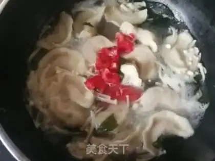 Make Sour sauerkraut pork dumplings step 9