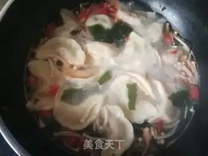 Make Sour sauerkraut pork dumplings step 10