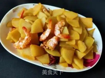 Make Potato crayfish step 11