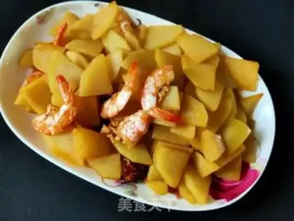 Make Potato crayfish step 13