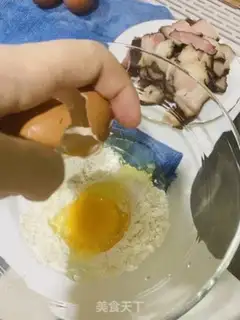 Make Orchid omelet step 1