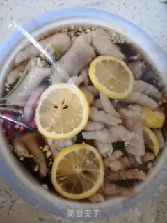 Make Lemon for chicken claws step 5