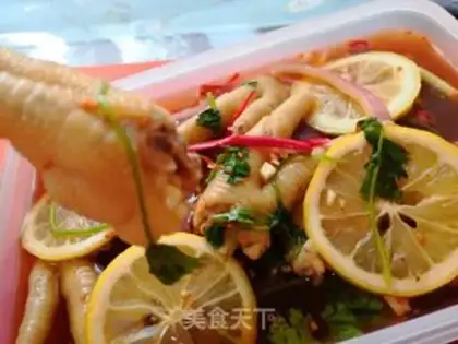 Make Lemon for chicken claws step 6