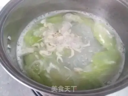 Make Shrimp soup, a fan step 3