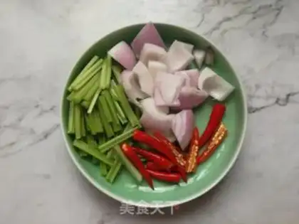 Make Celery onions for chicken legs step 10