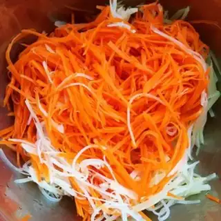 Make A brown carrot with potatoes step 6