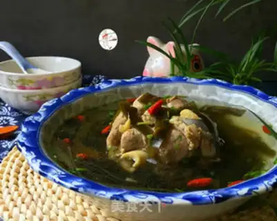 Make Sea belt bone soup step 11