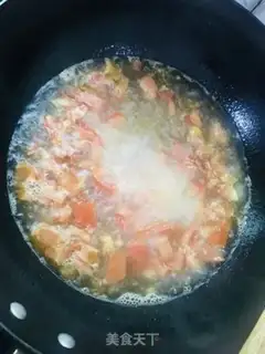 Make Tomato tofu soup step 2