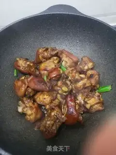 Make Red burning pig hoof step 7