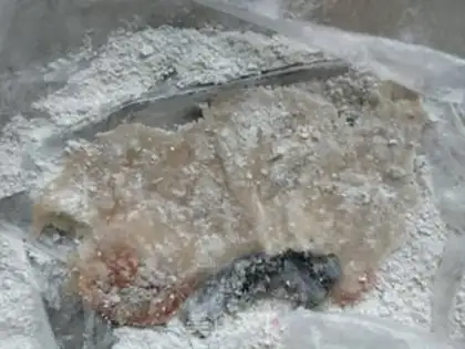 Make Spring roller fish step 1