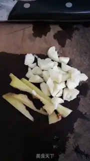 Make Mint fried meat step 2