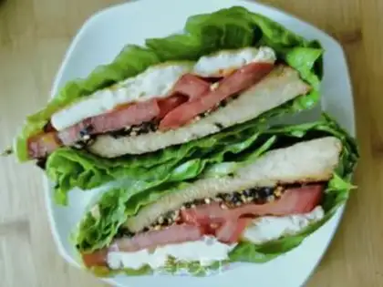 Make Vegetable sandwich step 6