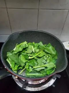 Make Spinach beef step 3
