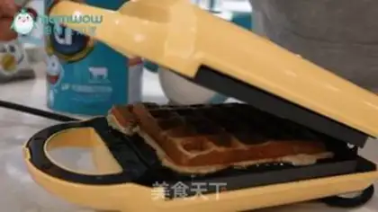 Make oatmeal waffles step 3
