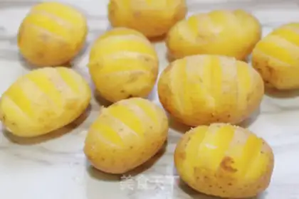 Make Cheese and sweet potatoes step 3