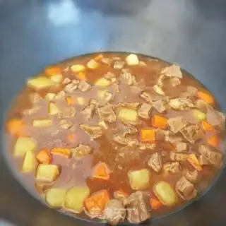 Make Beef stew potatoes step 11