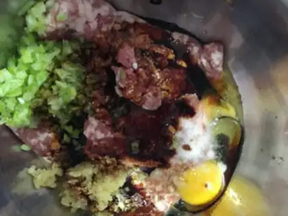 Make Big meat bun step 3