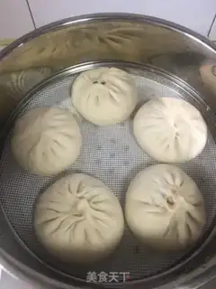 Make Big meat bun step 10