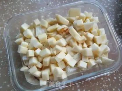 Make Apple toast pudding step 4