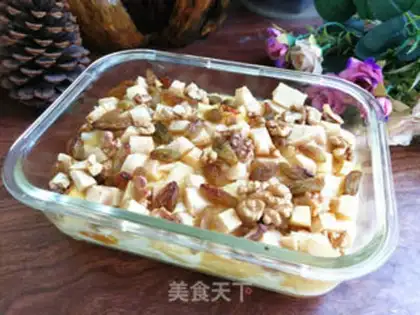 Make Apple toast pudding step 7
