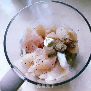 Make The radish fishball step 2