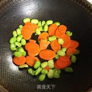 Make Carrot-peased noodles step 4