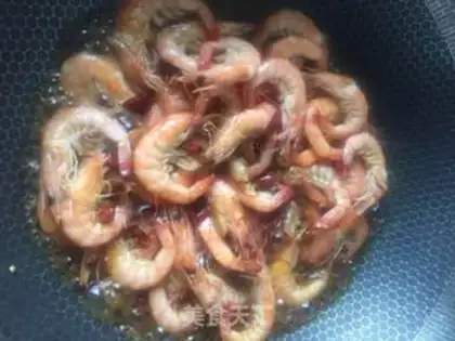 Make Red-fried prawn step 4