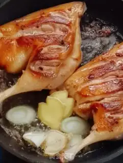 Make Abalone duck leg step 4