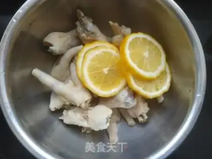 Make Porridge lemon chicken claws step 7