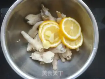 Make Porridge lemon chicken claws step 8