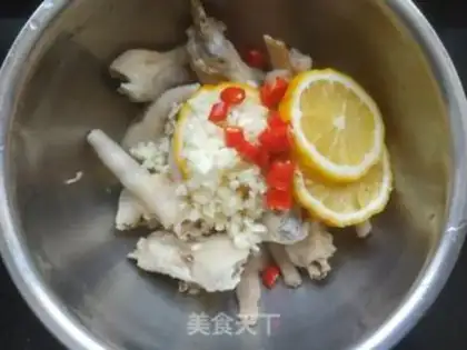 Make Porridge lemon chicken claws step 10
