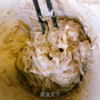 Make The radish fishball step 8