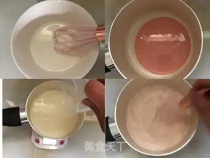 Make Cracker leather and fresh milk step 1