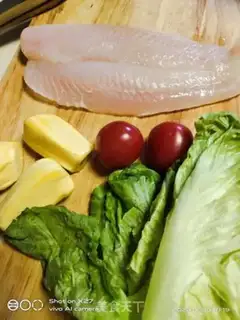 Make Fried sauna with fruit step 1