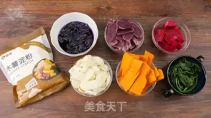 Make COLORFUL Q-BALL TACOS step 1