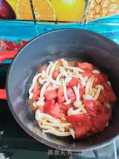 Make Tomato mushroom eggflower soup step 6
