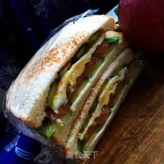 Make A salmon sandwich step 11