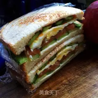 Make A salmon sandwich step 12