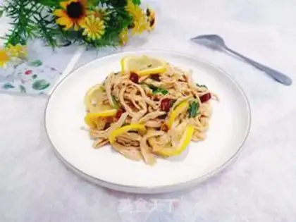 Make An appetizer lemon chicken step 27