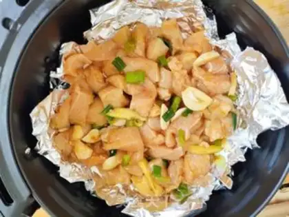 Make Orléans roasted chicken chest step 13