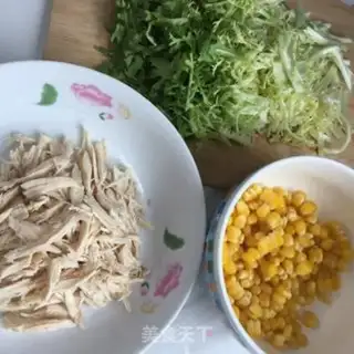Make Chicken chest corn corn salad step 0