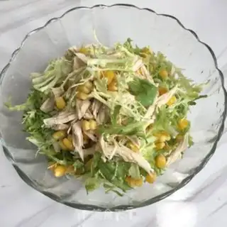 Make Chicken chest corn corn salad step 2