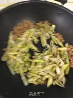 Make Meat and bamboo step 2