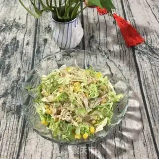 Make Chicken chest corn corn salad step 4