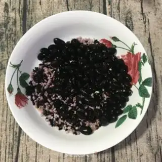 Make Black bean sesame rice step 1