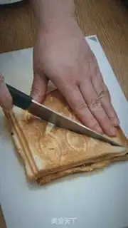 Make Egg sausage sandwich step 7