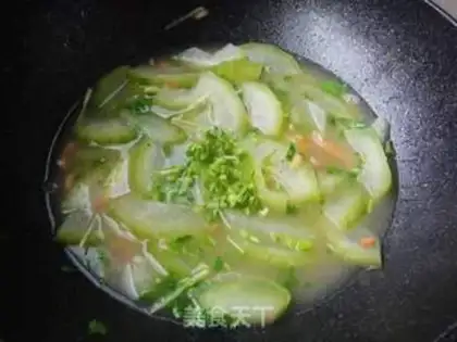 Make Seameat melon soup step 12