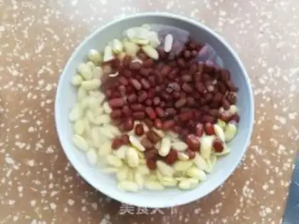 Make Red bean soy soy milk step 0
